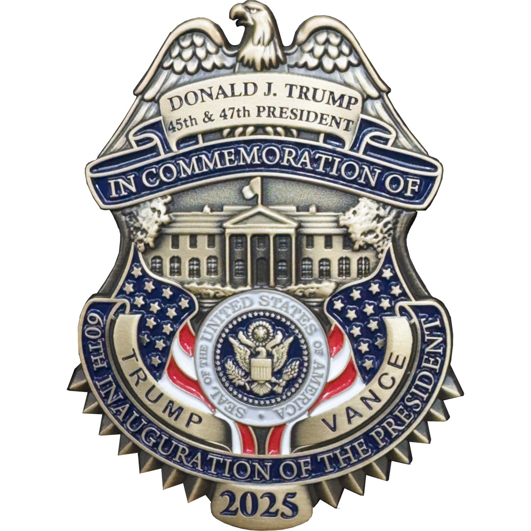 DD-005 Trump Vance Presidential Inauguration 47 Full Size Commemorative with hin