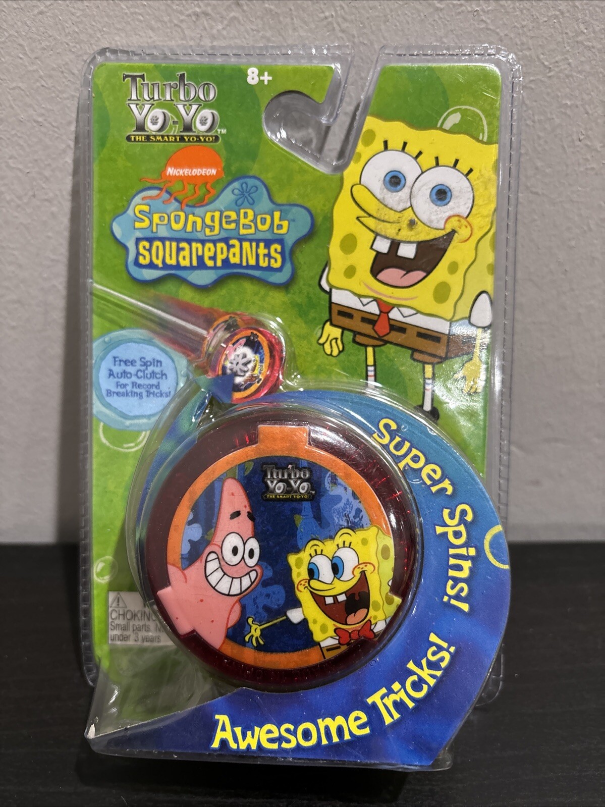 Nickelodeon Sponge Bob Squarepants Turbo Yo-Yo Superspins RARE 2003 Damaged Box