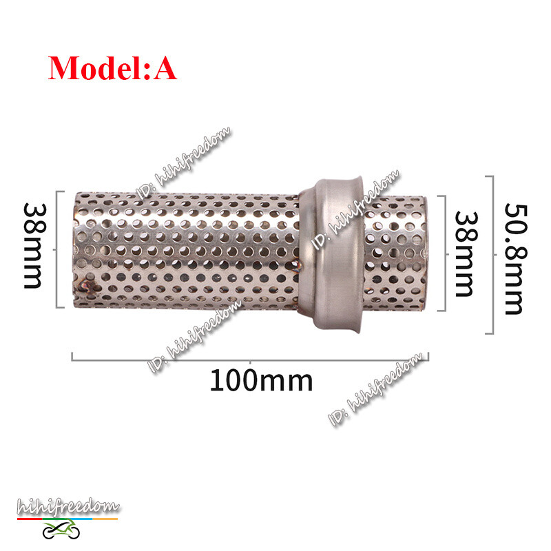 51mm Universal DB Killer Motorcycle Exhaust Muffler Pipe Insert Baffle Silencer