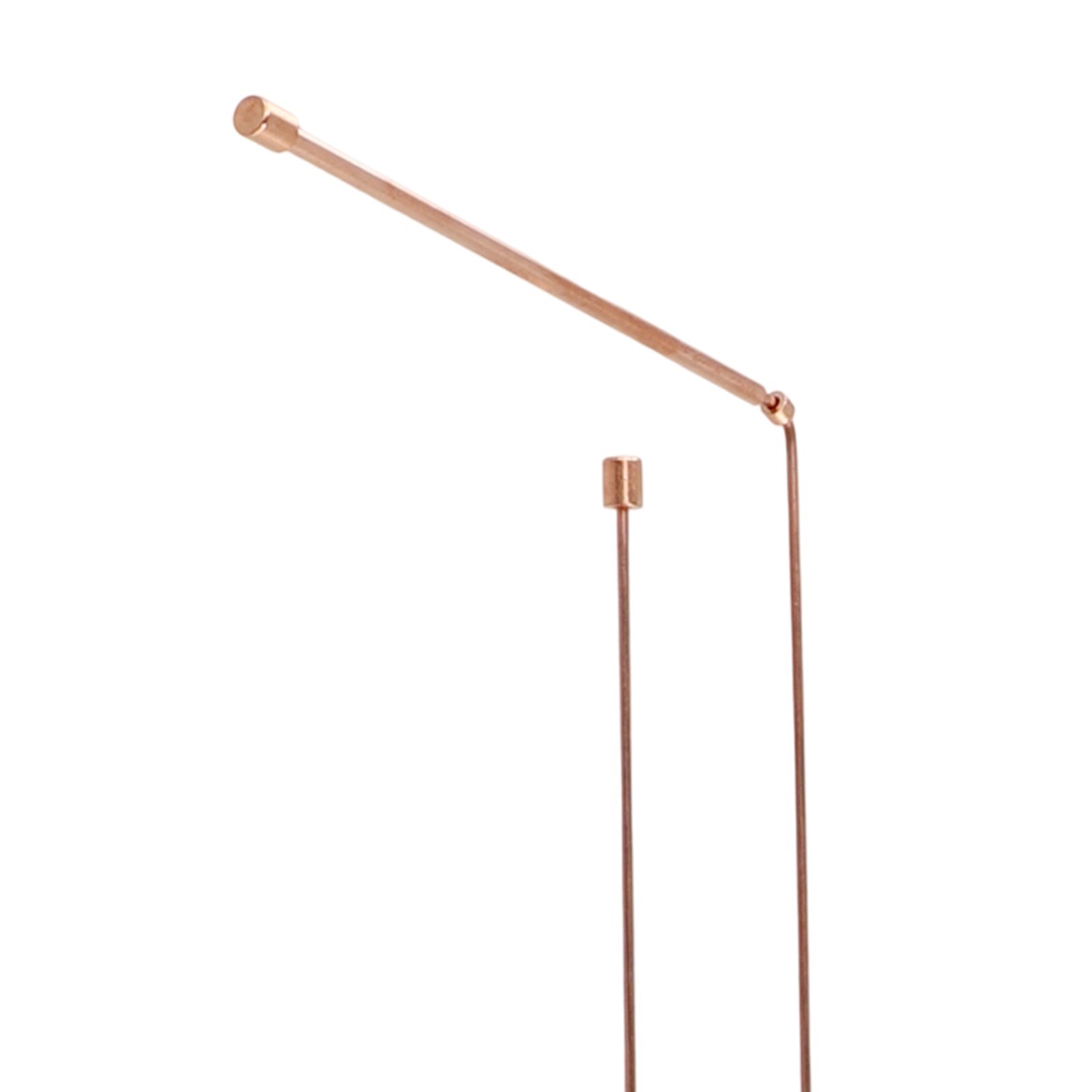 Set of Two Copper Metal Detector Rods for Water and Treasure Discovery