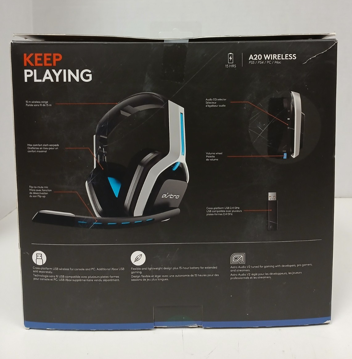 Logitech Astro A20 Wireless Gaming Headset *READ*