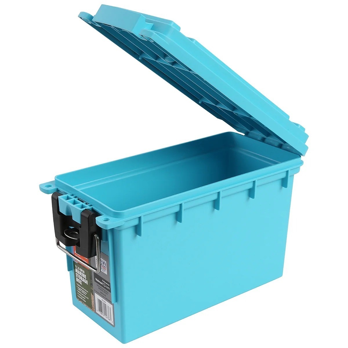Ozark Trail Blue Marine Equipment Storage Box with Water Resistant Lid