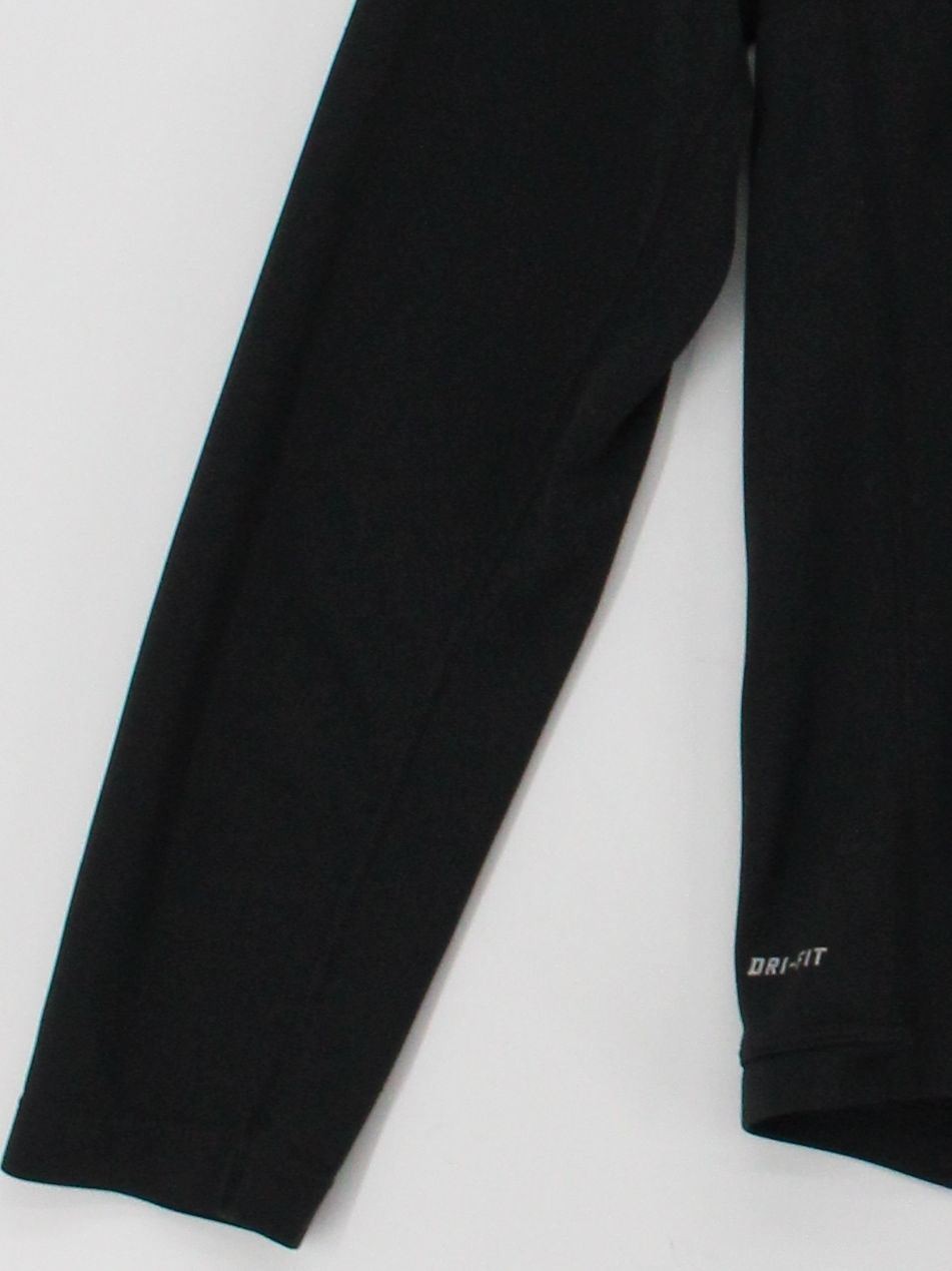 Nike Men's T-Shirt M Black 100% Polyester Round Neck Basic