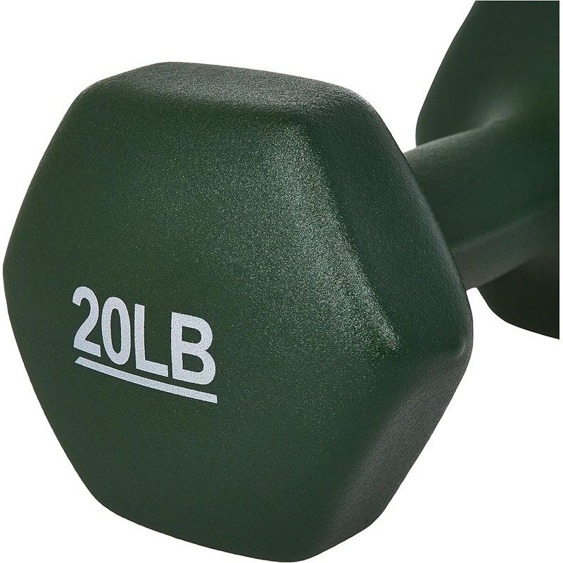 Dumbbell Hand Weights Strength Training Hexagon Non-Roll Design Exercise New