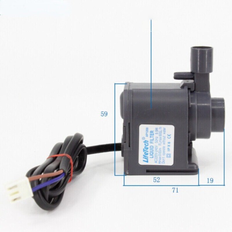 AC220V Ice Machine Water Pump Circulating Submersible Pump HZB-506080/AP-1200