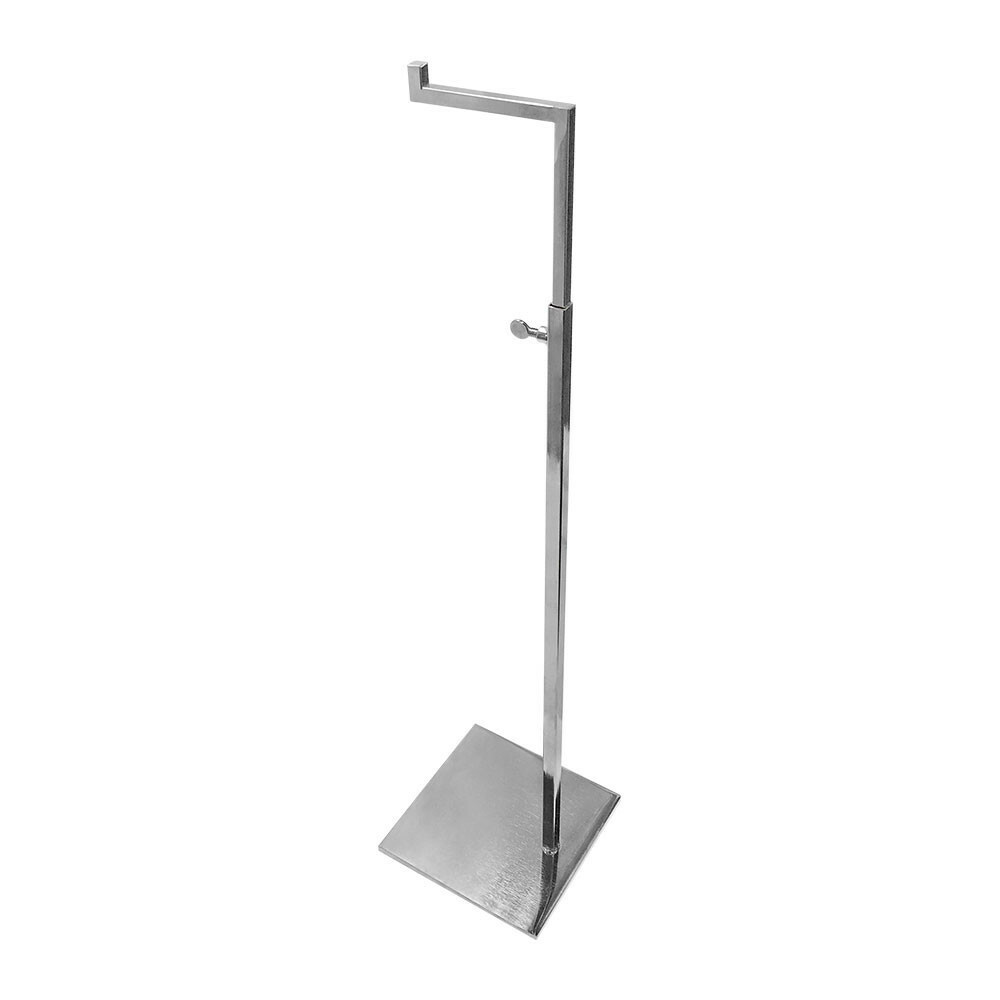 Chrome Adjustable Single Hook PURSE HANDBAG DISPLAY STAND Retail Fixture 24.5" H