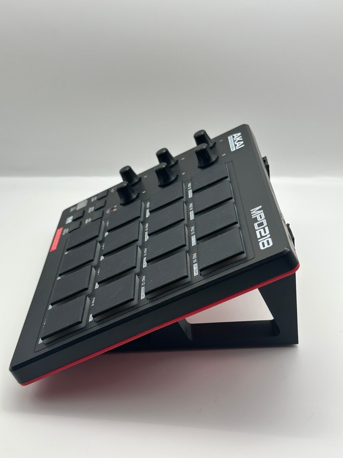 Akai Professional MPD218 Pad Controller W/ 3D Printed Stand