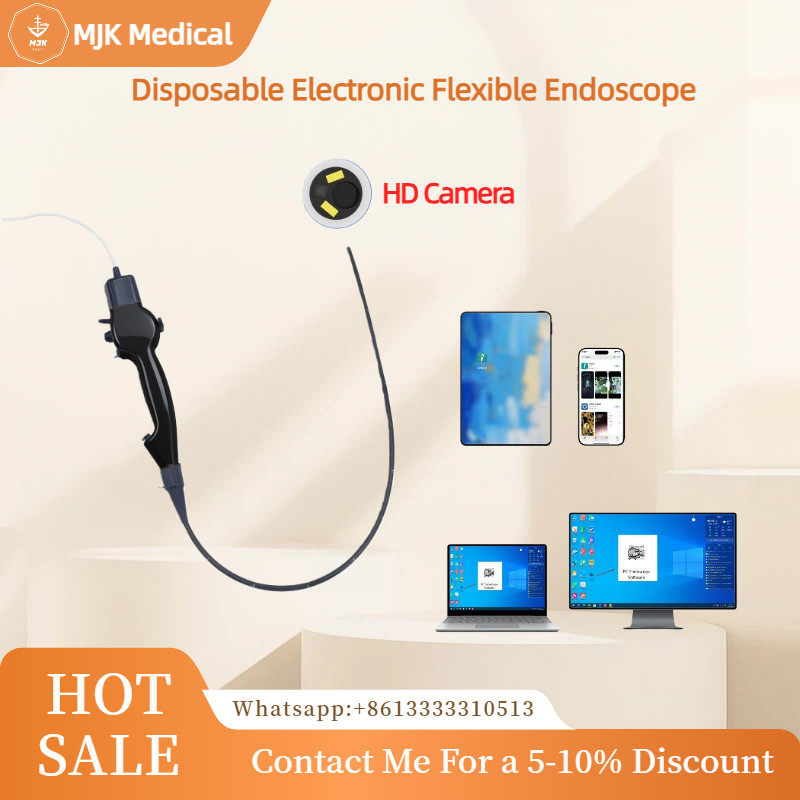 Disposable Flexible Endoscope | HD Single-Use Portable for Medical Exam