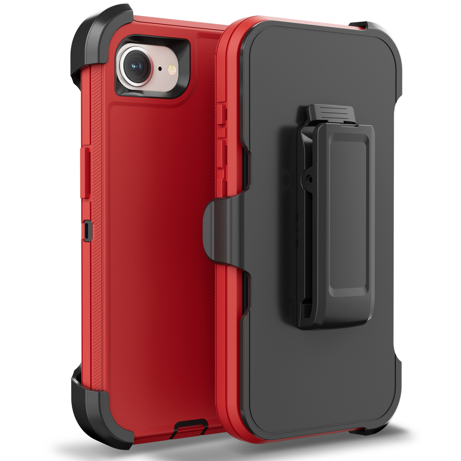 For Apple iPhone 17E 2026 Shockproof Defender Cover Case / Belt Clip/Screen film