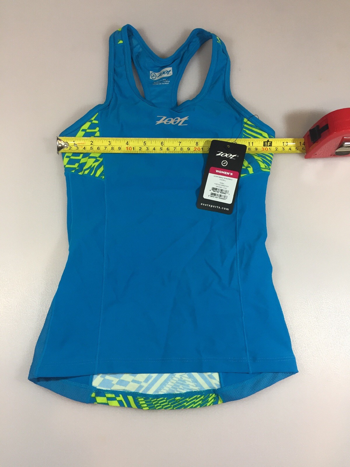 Zoot Womens Performance Racerback Tri Top XSmall XS (5967)
