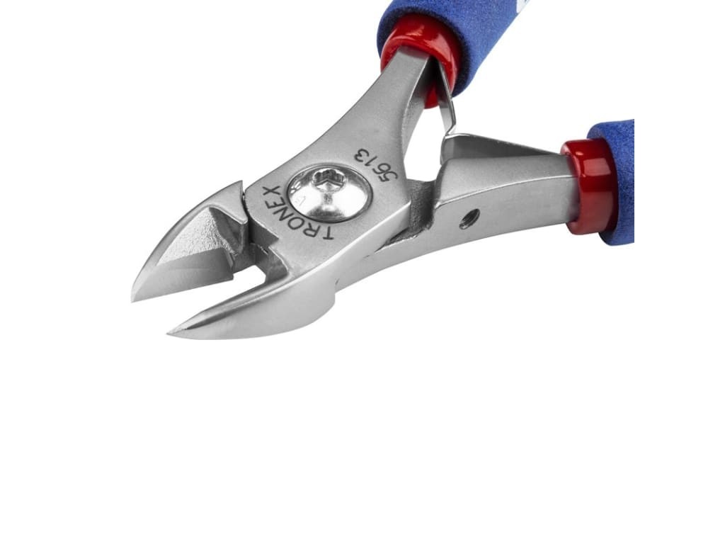 Tronex 5613 - Cutter, Extra Large, Oval Head, Razor Flush Cut, 29 - 14 AWG,