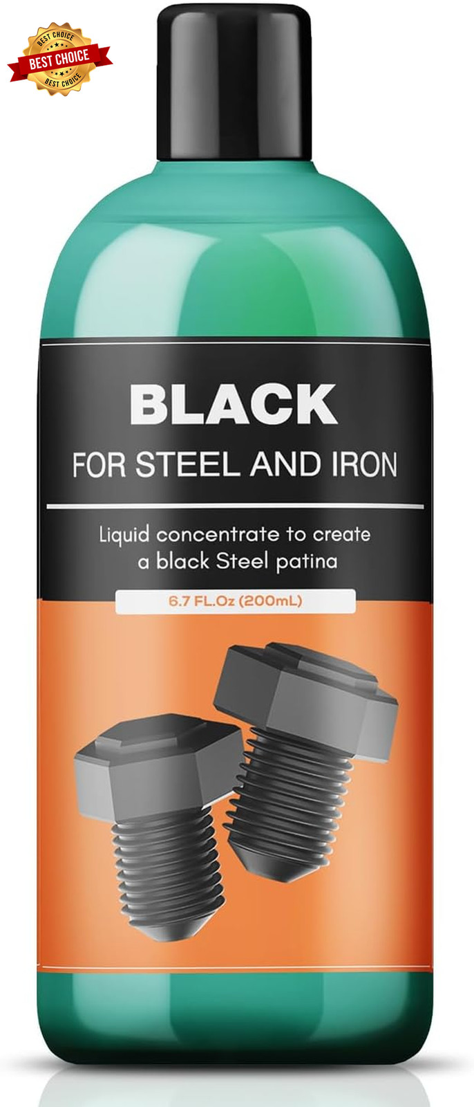 Black Metal Finish Solution Kit – Metal Surface Blackening Coating for Steel & I