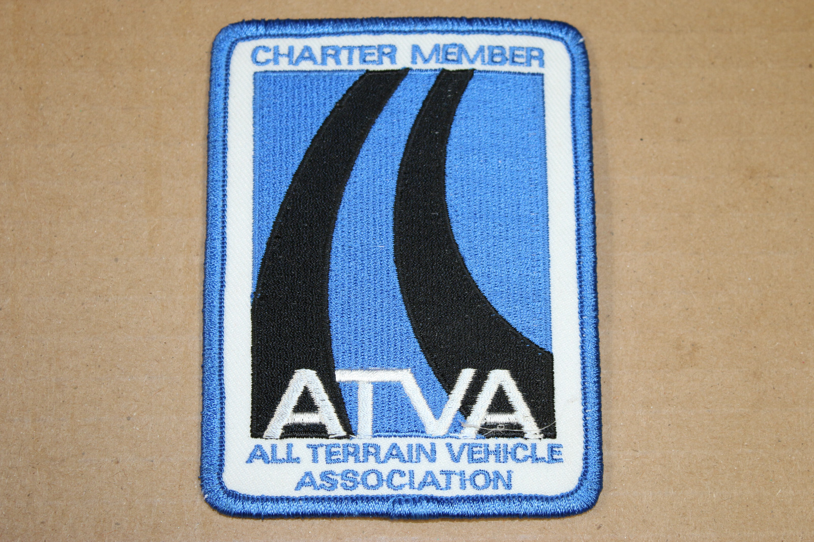 ATVA Member Patch Embroidered race hat jacket shirt large atv atc vintage trike