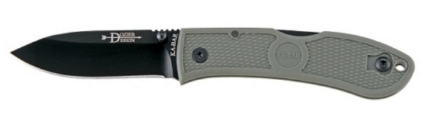KABAR - DOZIER FOLDING HUNTER-FOLIAGE GREEN-BLACK CLIP - STR - 4062FG