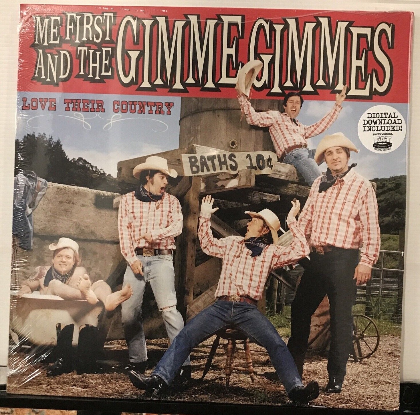 Me First and the Gimme Gimmes - Love Their Country LP 2006 Fat Wreck - FAT712-1