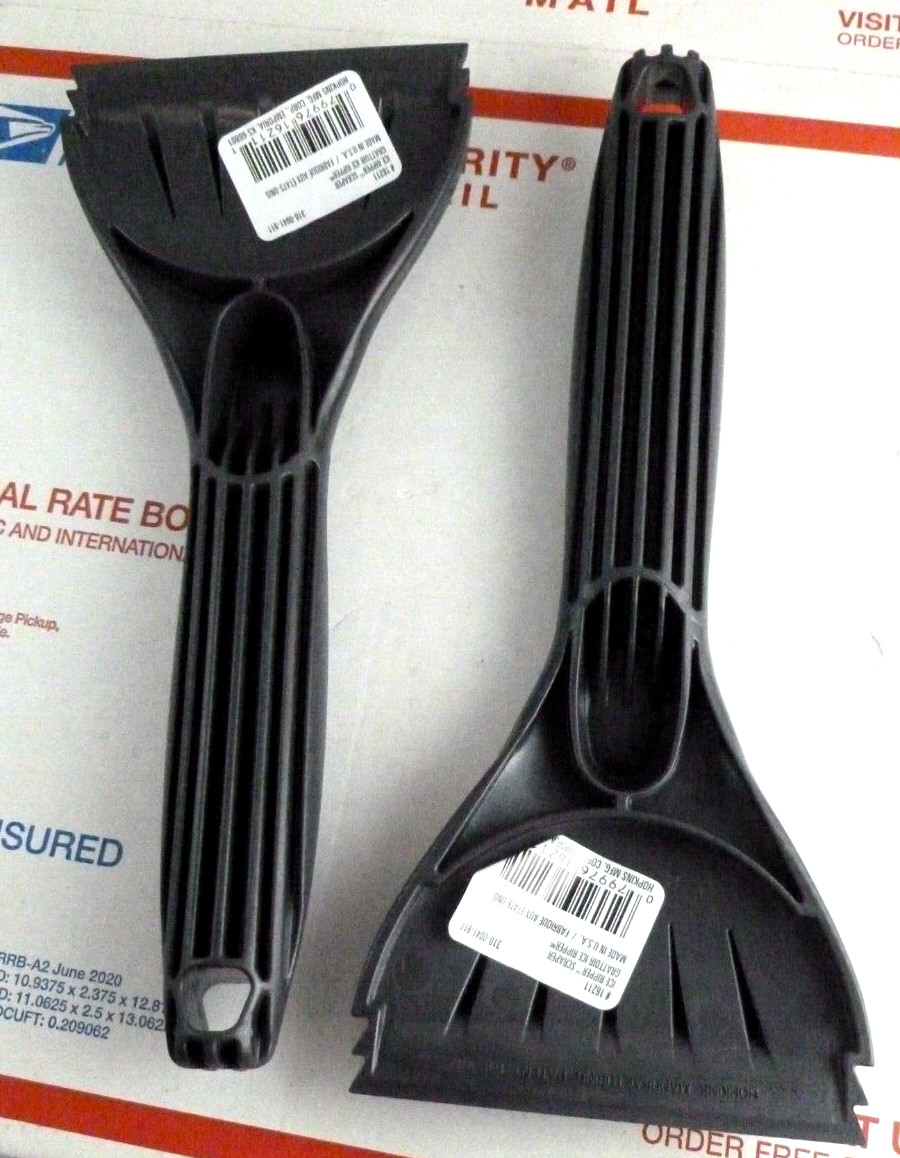 2 Pack Hopkins Scraper Car Window Windshield Chipper Snow Tool Hoppy Ice Ripper
