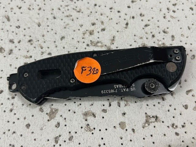 Gerber Hinderer rescue firefighter, paramedic knife/multi tool black —