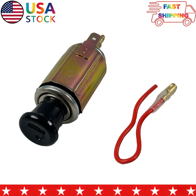DC 12V Car Auto Cigarette Lighter Replacement Plug & Socket Assembly Set N469
