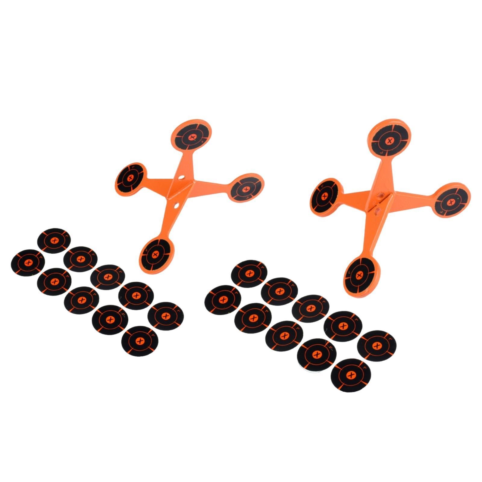 Flip Roller Target Metal with Targeting Papers
