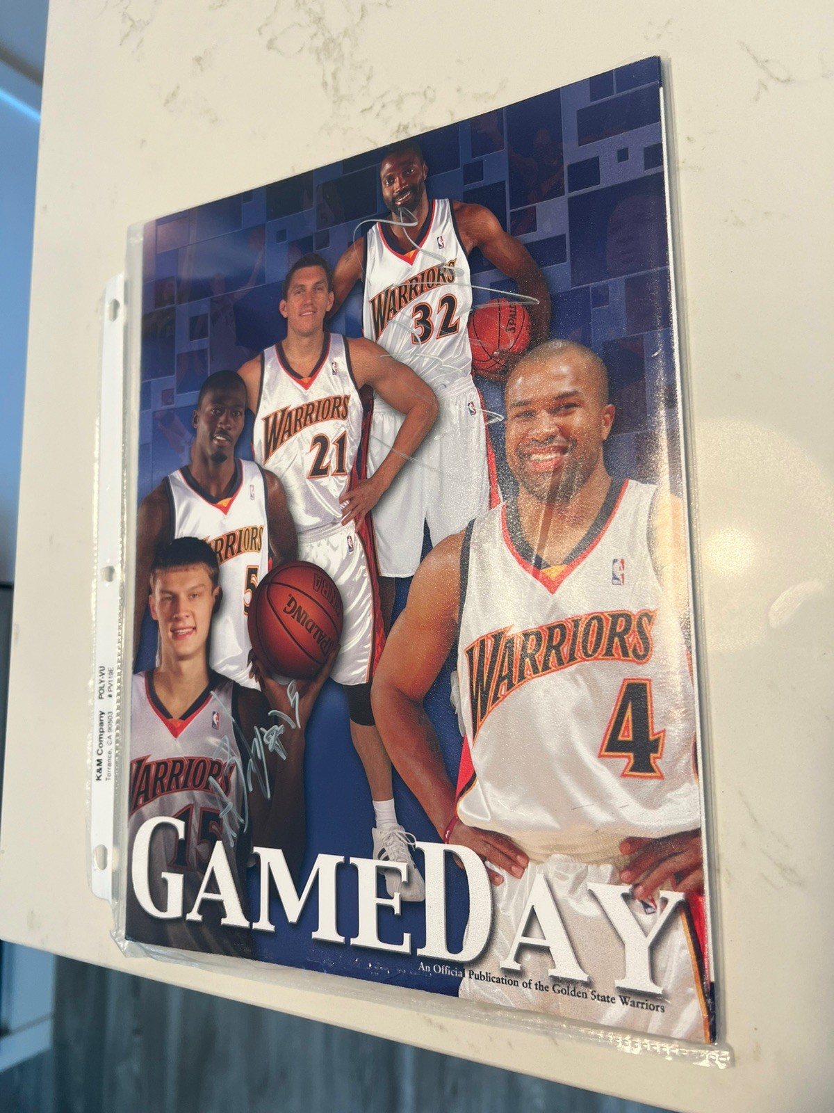 Golden State Warriors game day program  2005 Magazine