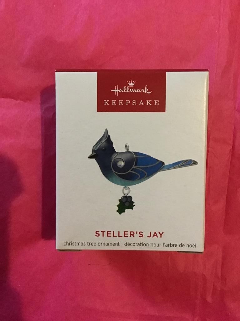 Hallmark Keepsake Ornament 2024 Steller’s Jay miniature mini beauty of birds new