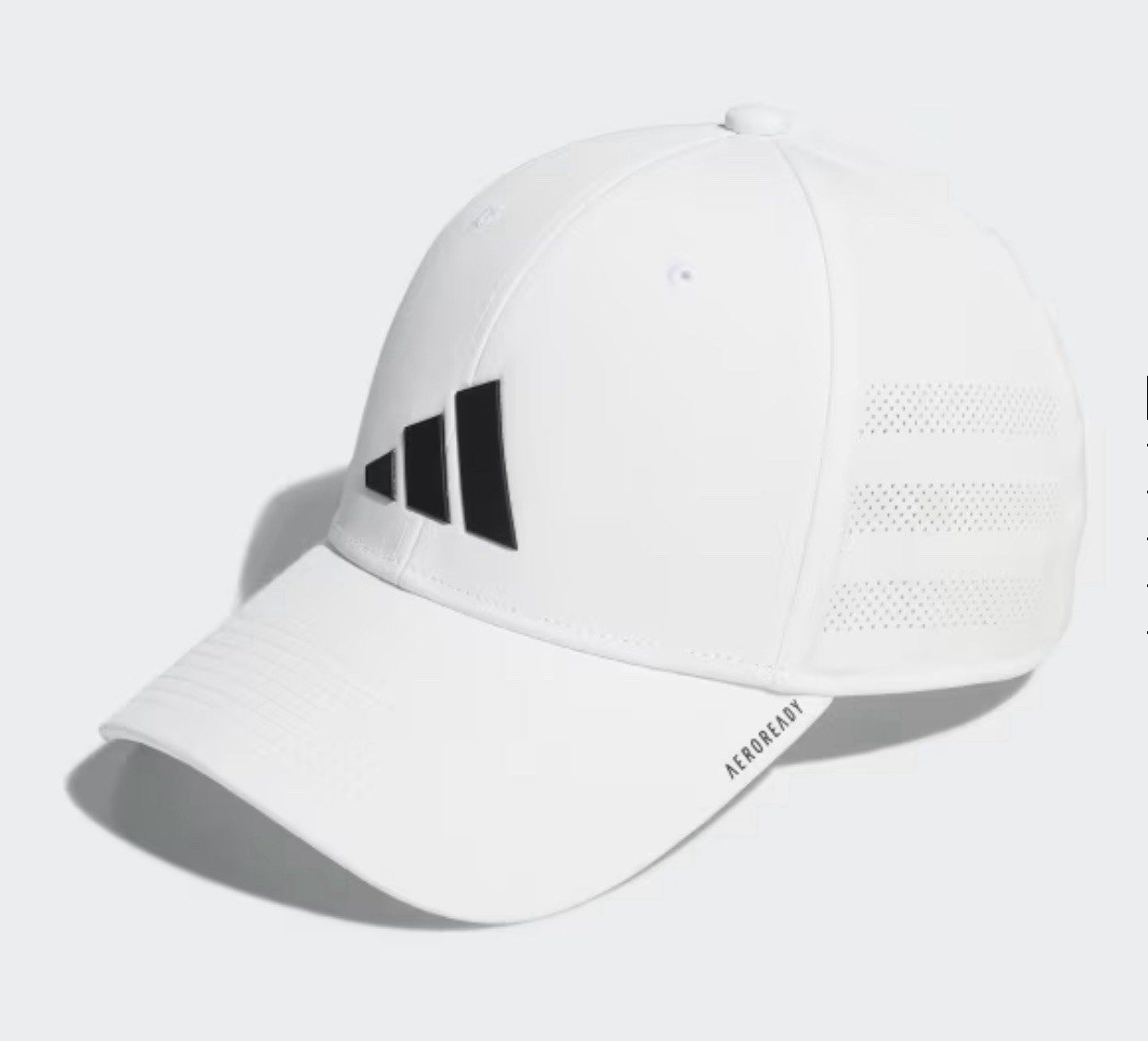 ADIDAS Gameday 4 Men’s Stretch Fit Hat Cap White Size L/XL Aeroready GC4382 NEW