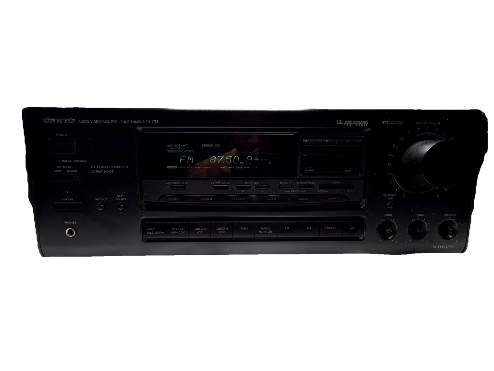 Onkyo TX-SV515 Pro Receiver Audio Video Control Tuner Amplifier Tested Working