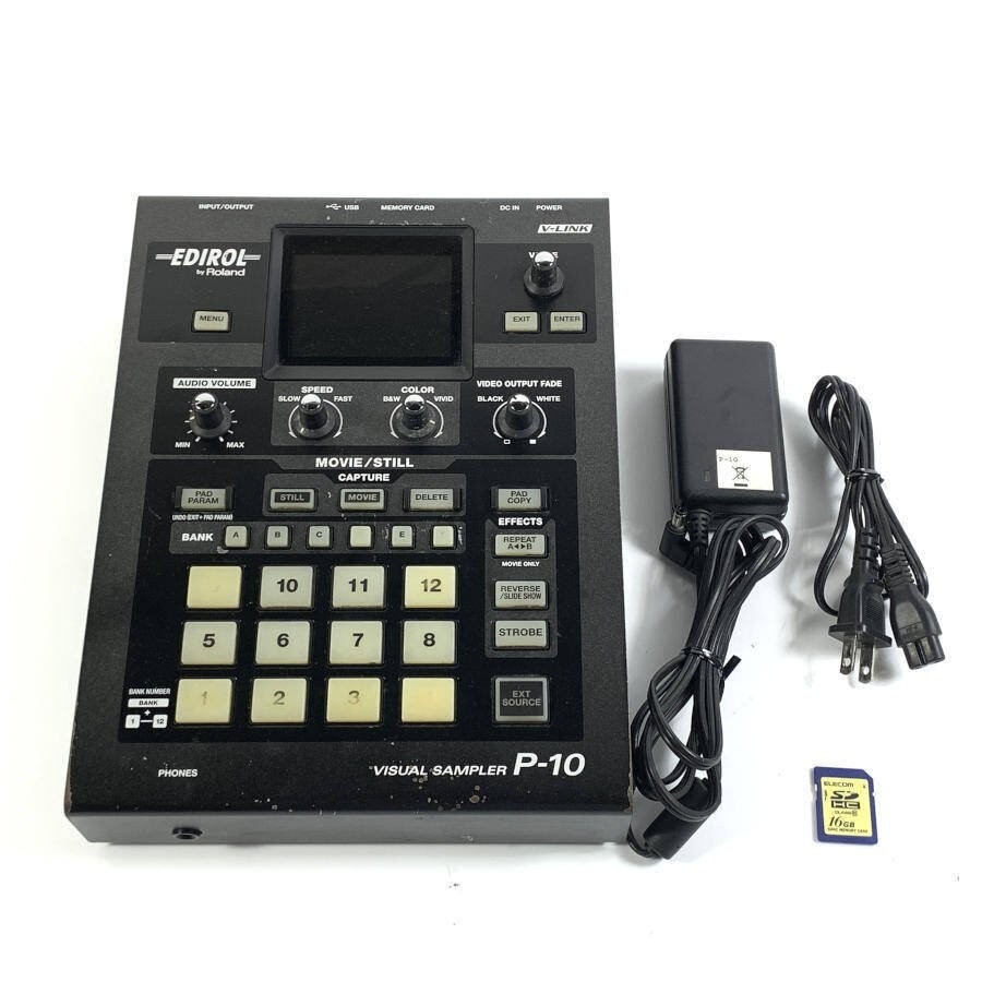 Roland Edirol P-10 Visual Sampler Video Presenter SD Video Mixer Effects Unit