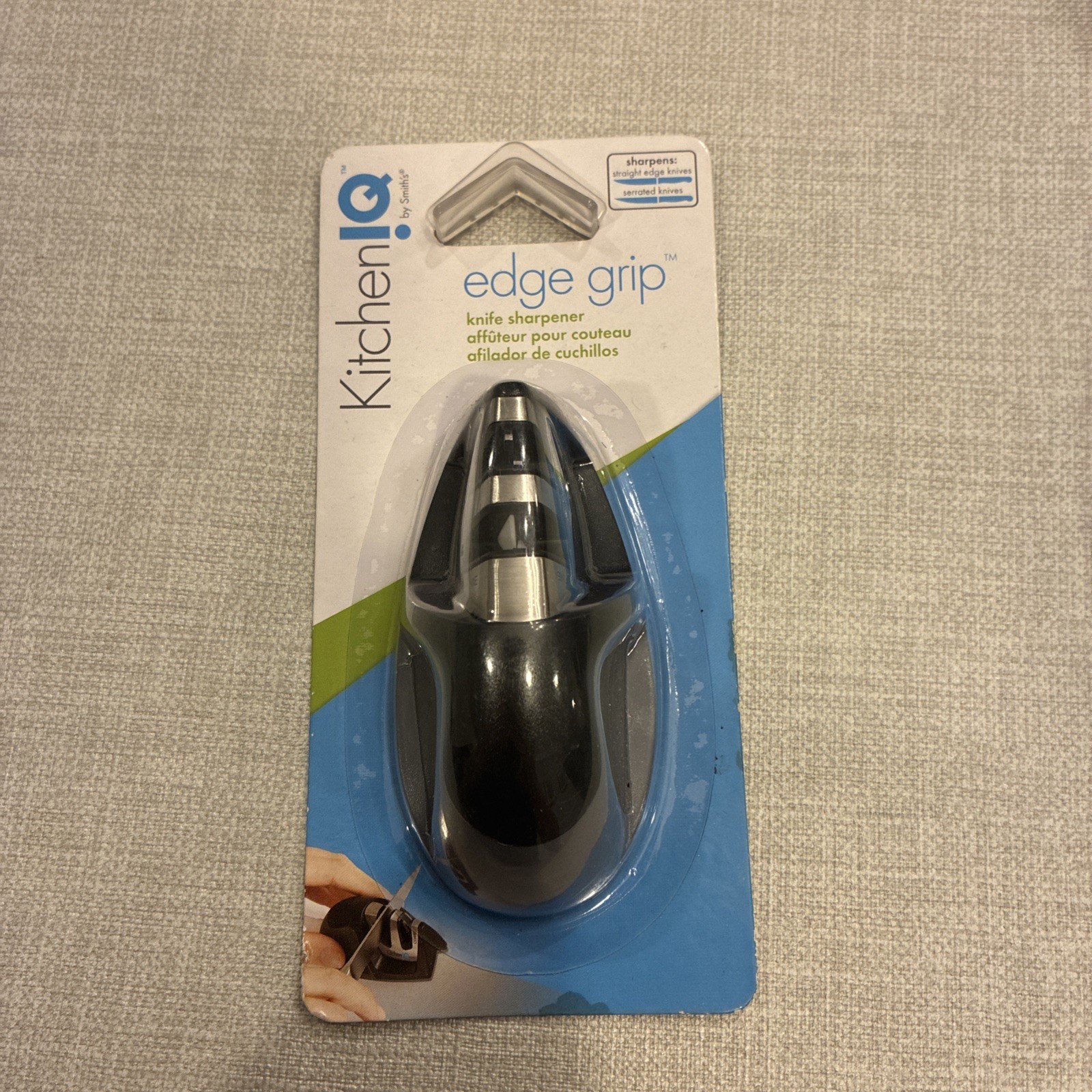 Kitchen IQ Edge Grip 2 Stage Knife Sharpener Kitchen Knife Sharpening 50009