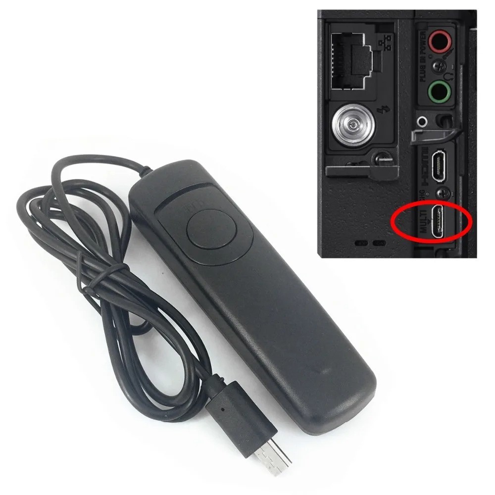 RM-VPR1 Wired Remote Control For Sony A7R IV III II a7 III II a6000 a6600 RX10IV