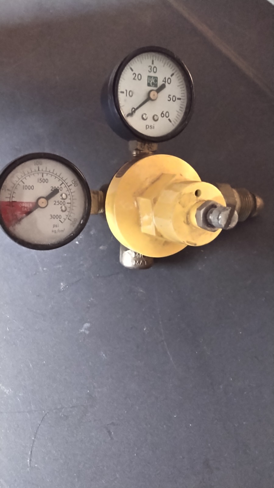 Micro Matic double gauge Regulator Valve Tap Beer Keg