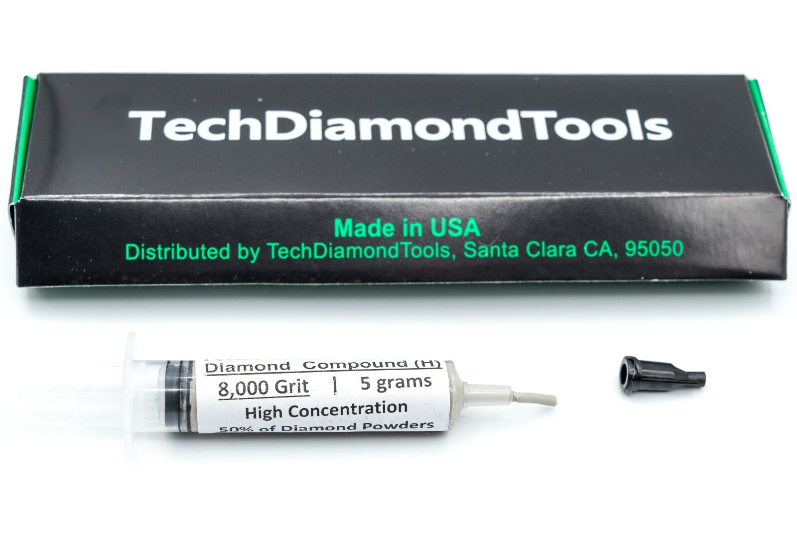 Diamond Paste Compound Polishing Lapidary 8,000 (H) Grit 5 Gram (USA MADE)