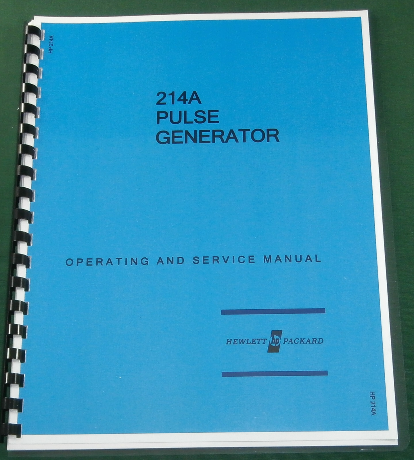 HP 214A Service & Operation Manual: w/ 11"X17" Foldouts