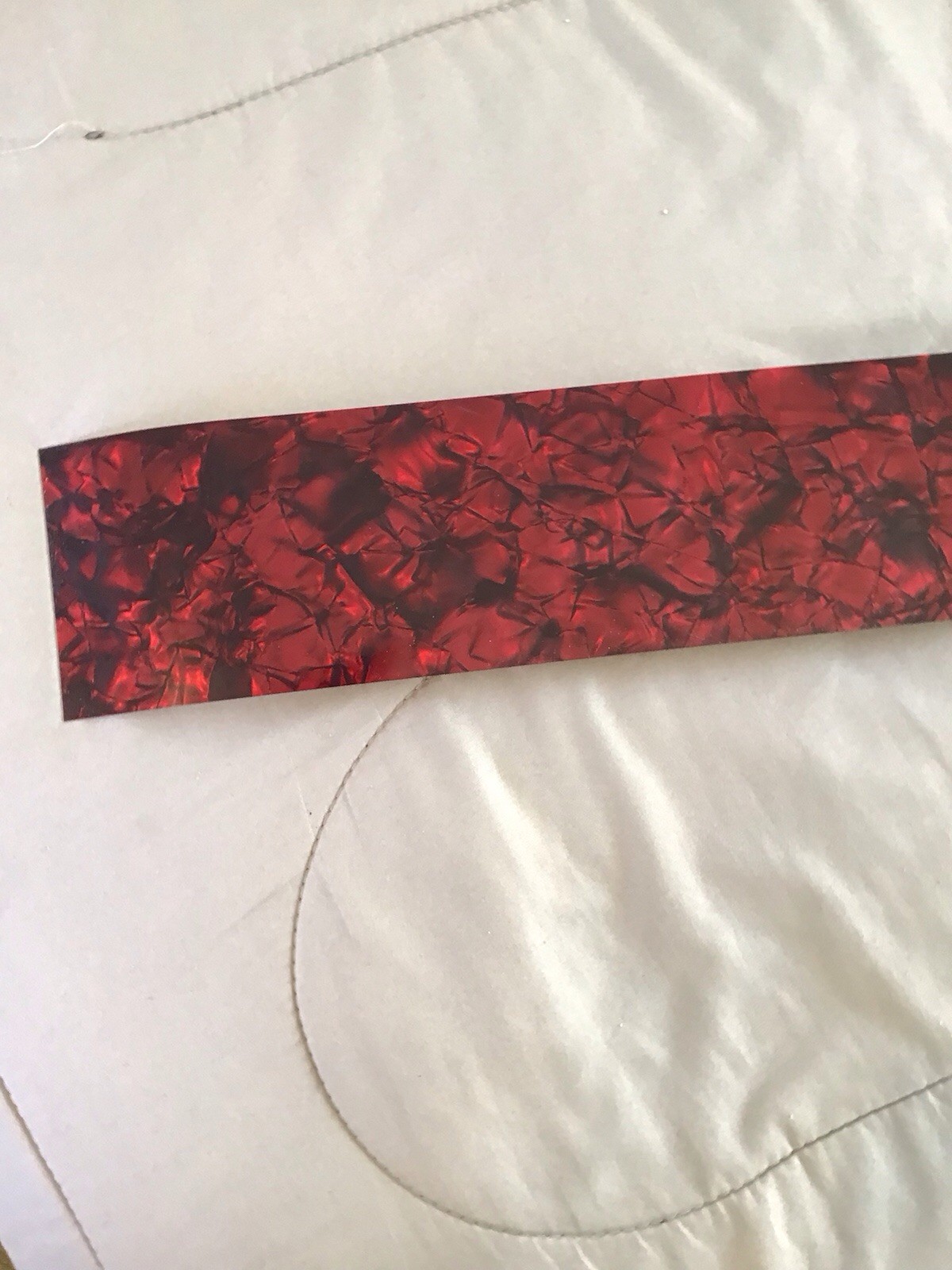 Red Diamond Pearl drum wrap
