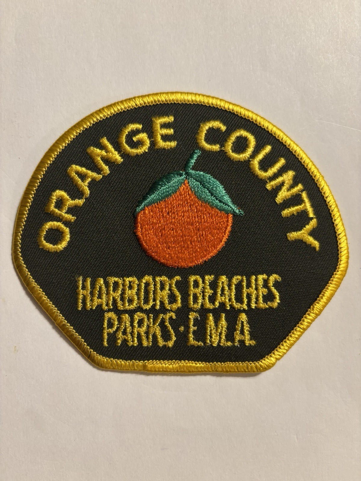 Orange County, CA  Harbors, Beaches, Parks - E.M.A.  Sheriff’s Department Patch