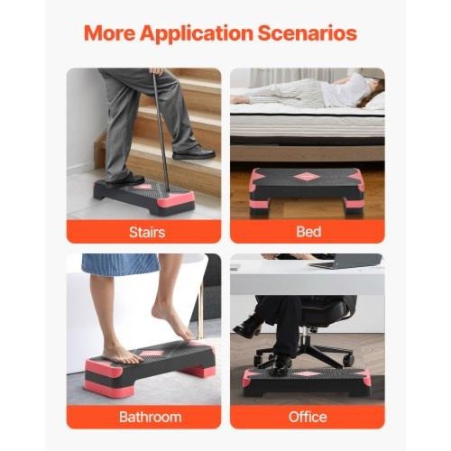 Aerobic Exercise Step Platform 28Inch Workout Aerobic Stepper Height
