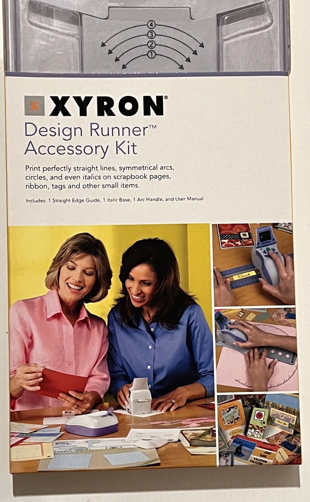 Xyron Design Runner Accessory Kit 48341 - Straight Edge Guide & More - NEW!