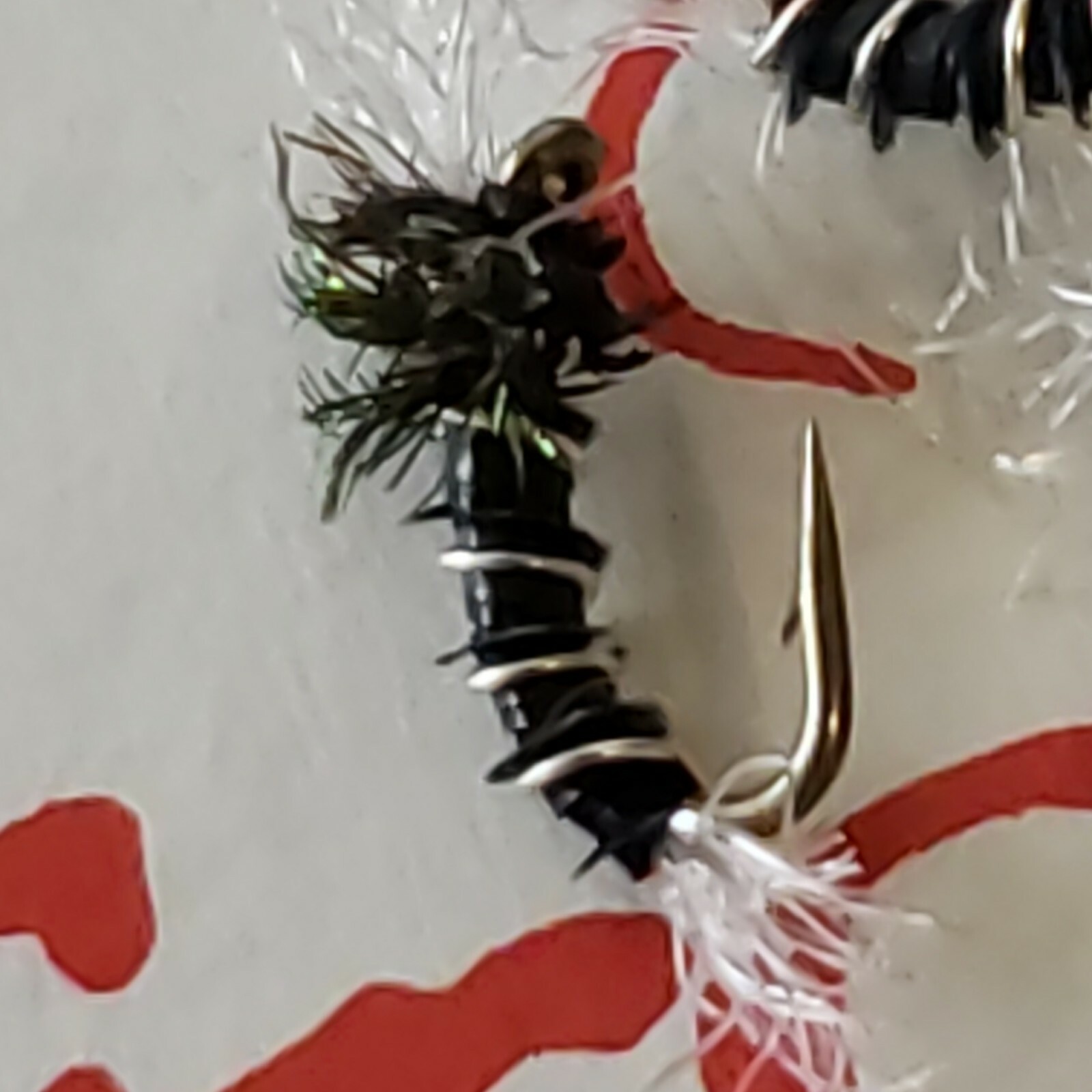FLY FISHING FLIES MIDGE BLACK SIZE 22 MICRO CURVED FRONTIER FLY COMPANY