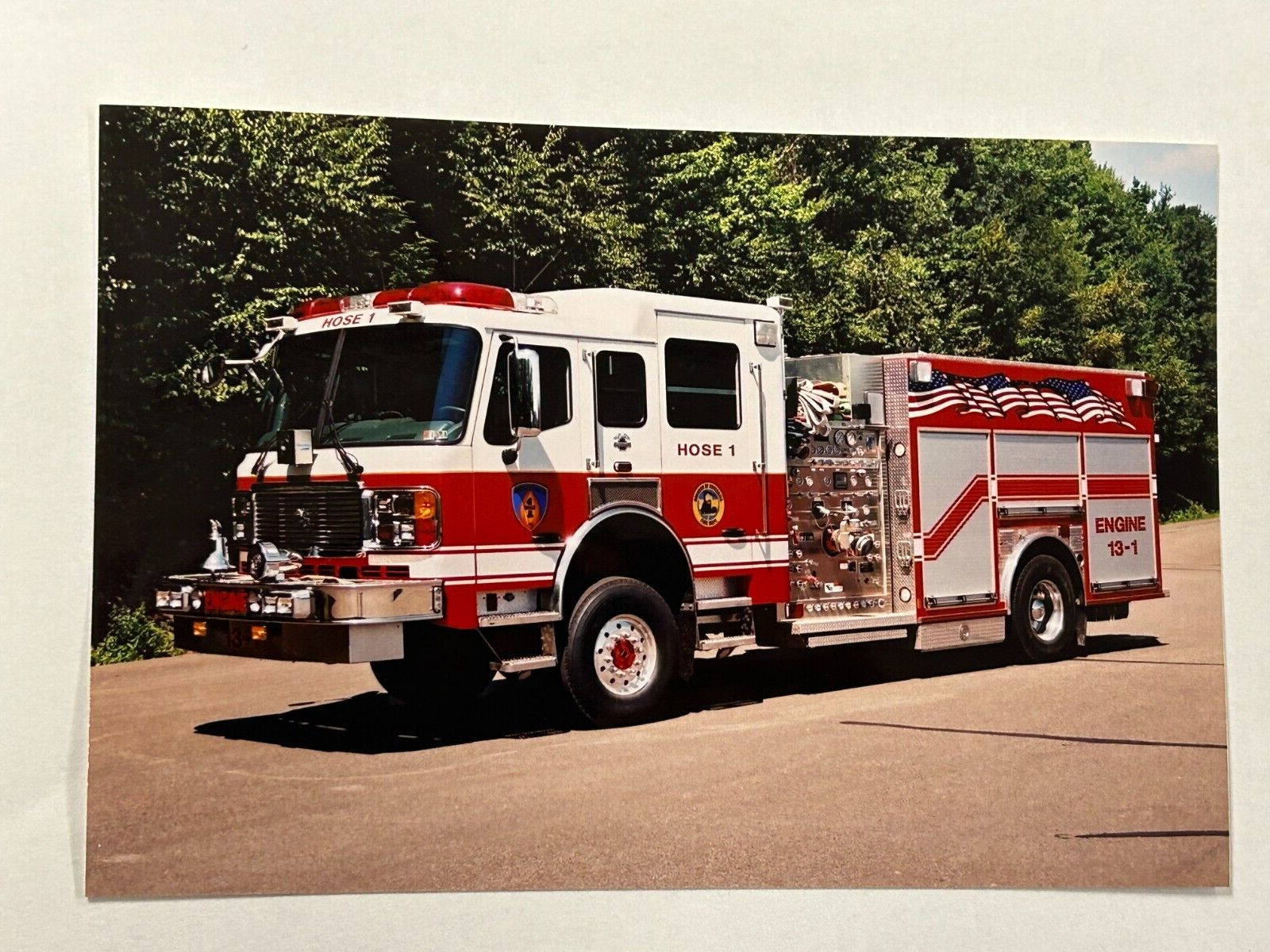 Honesdale PA 2003 American La France 4x4 pumper Fire Apparatus Photo A48