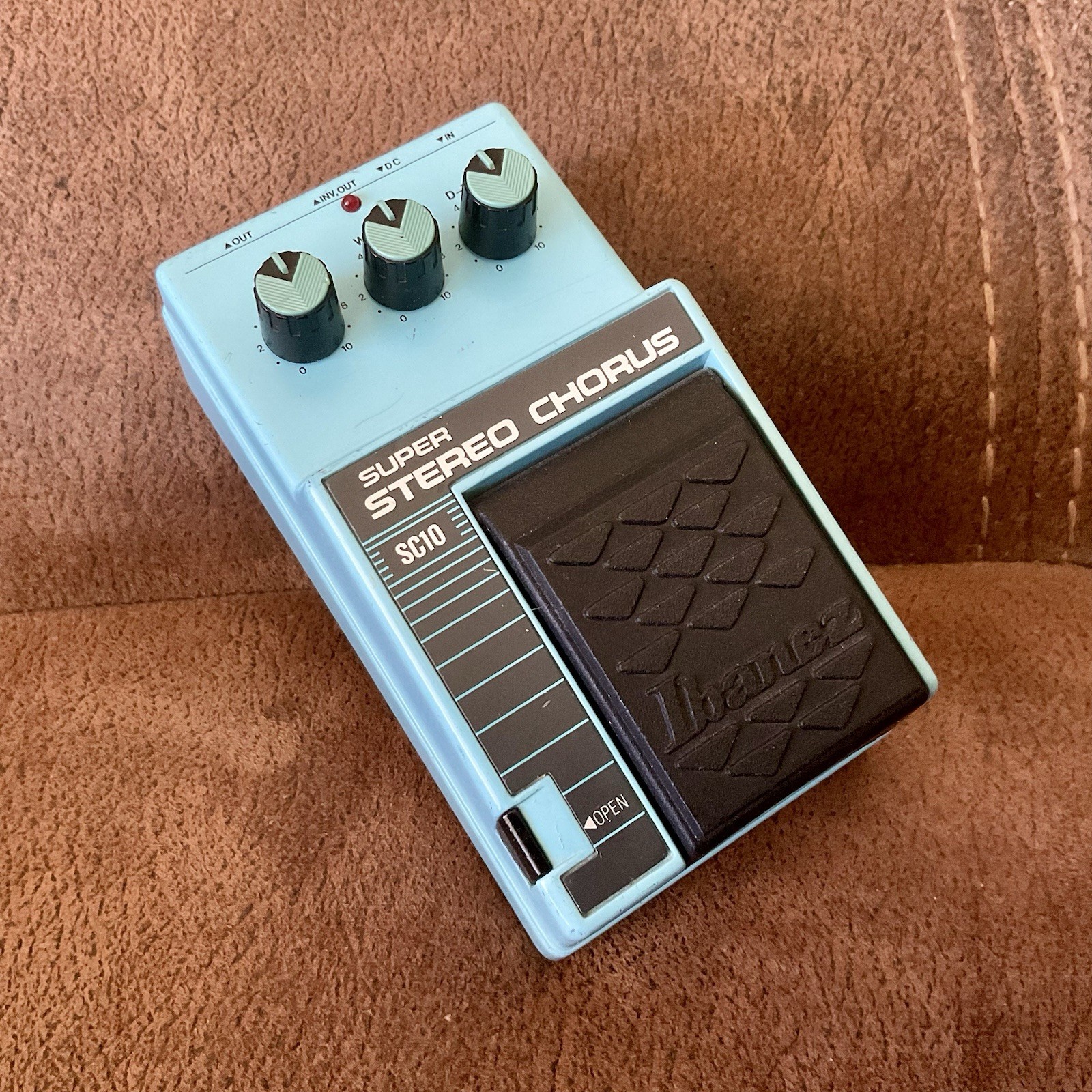 Ibanez Super Stereo Chorus SC10 - Guitar Effect Pedal - Manual - Vintage