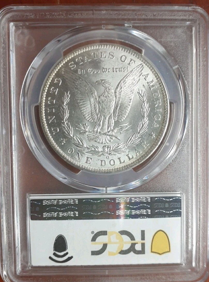 1885 O Morgan Silver Dollar PCGS MS-62