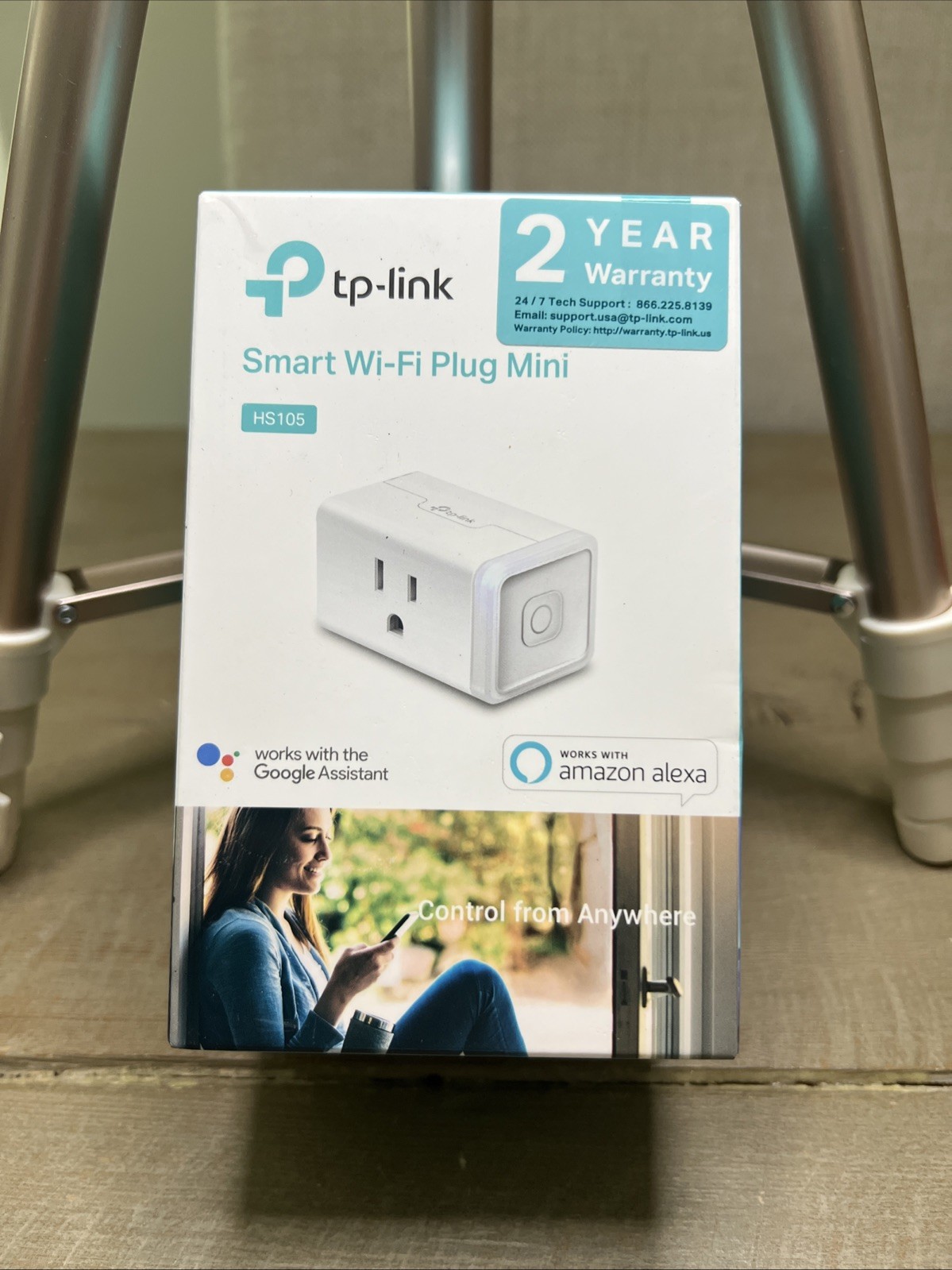 Kasa TP-Link Smart Plug Mini 15A Smart Home Wi-Fi Outlet Works with Alexa/Google