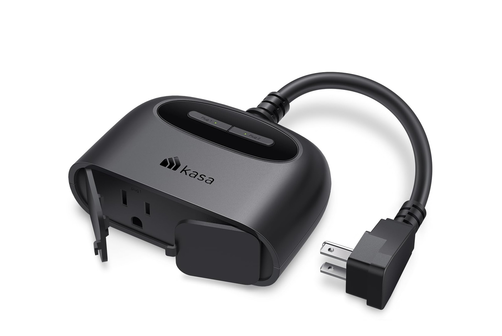 Kasa Outdoor Smart Plug, Smart Home Wi-Fi Outlet with 2 Sockets, EP40