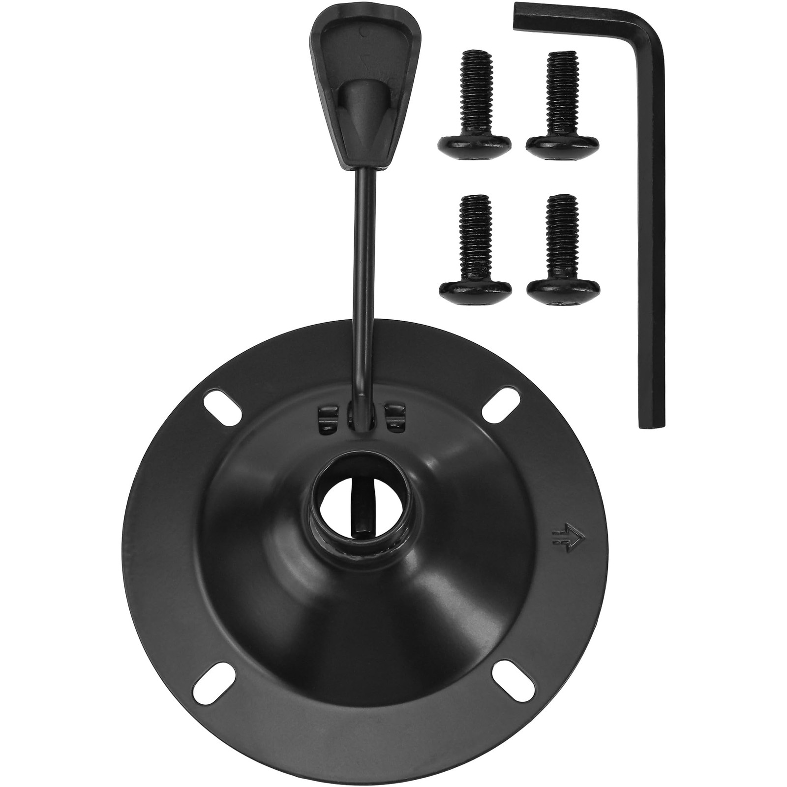 Office Chair Tilt Control Mechanism Heavy Duty Swivel Base 16CM Mount Plate