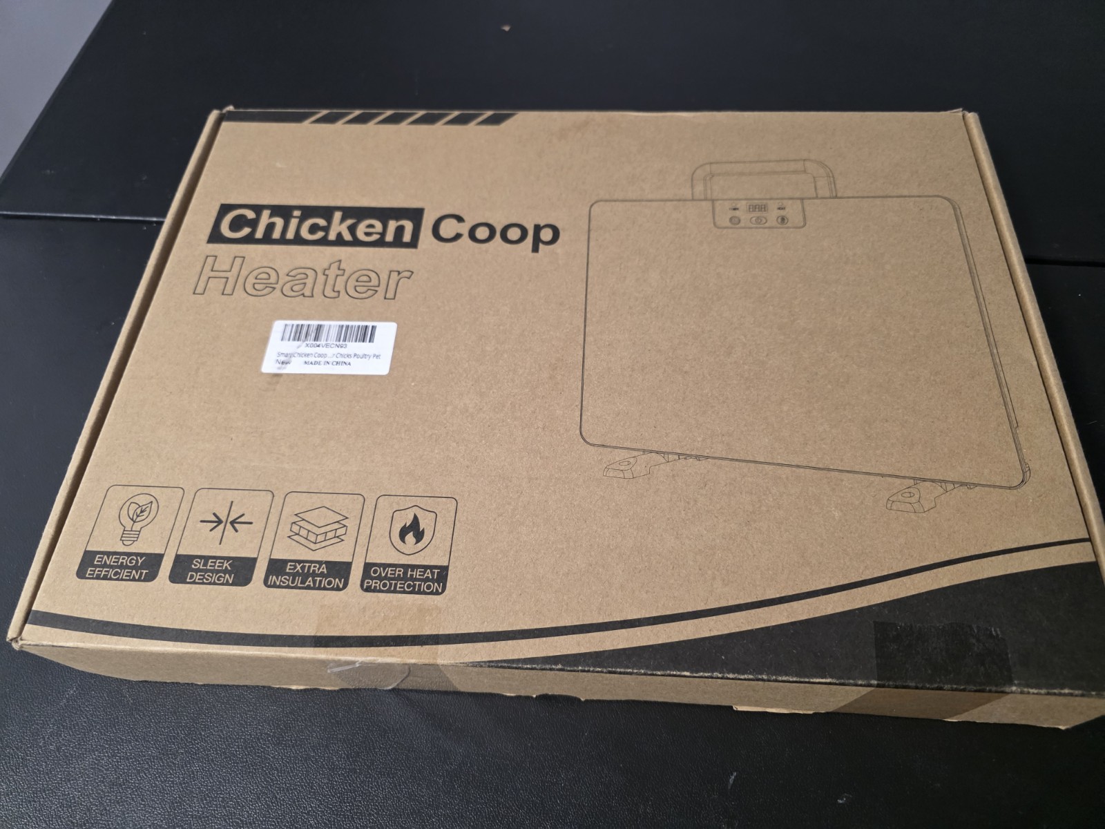 Chicken Coop Heater Panel 200W Energy Efficient Overheat Protection