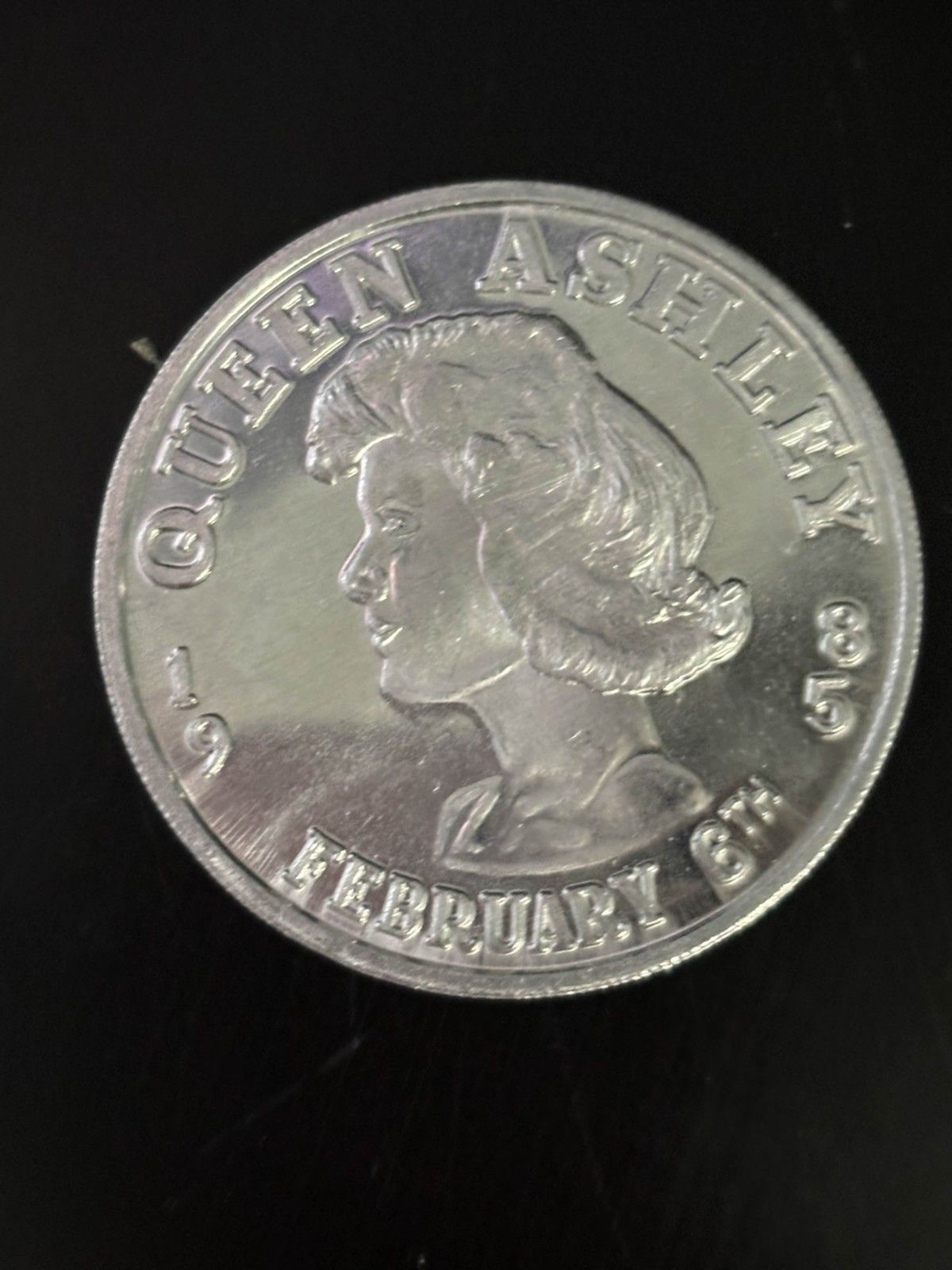 Conde Cavaliers Queen Ashley 1985 Mardi Gras Mobile, Al Doubloon