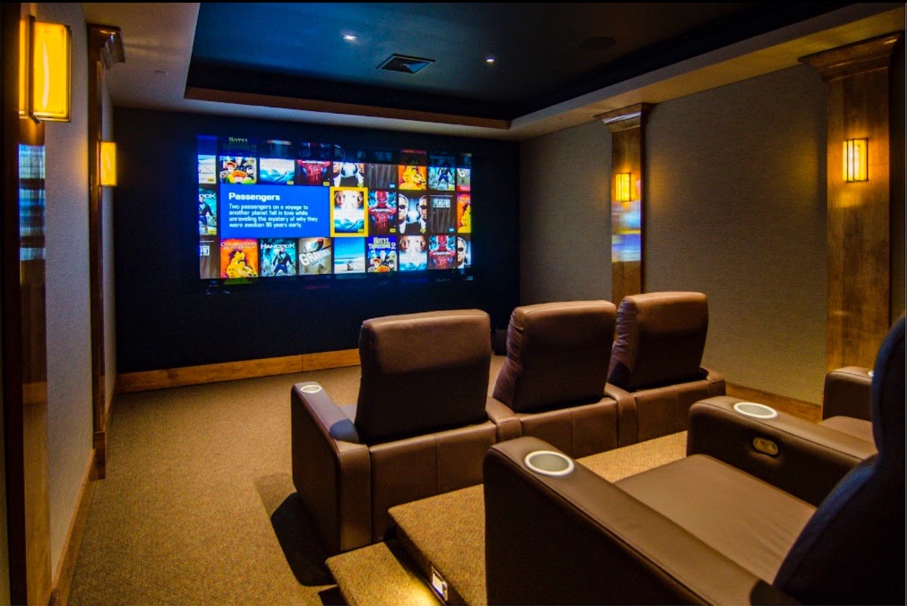 Stewart 130” Vertical Masking Screen *Previous Demo (Actual Picture In Use)