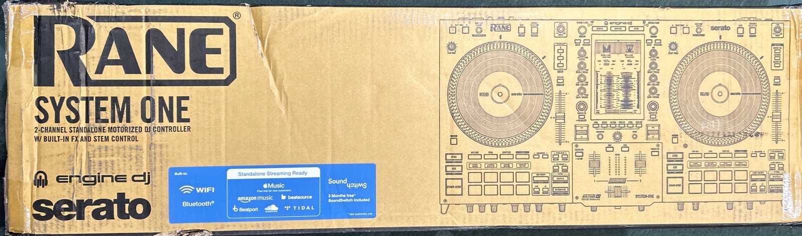 RANE SYSTEM ONE STANDALONE DJ SYSTEM SERATO CONTROLLER BRAND NEW IN BOX SEALED