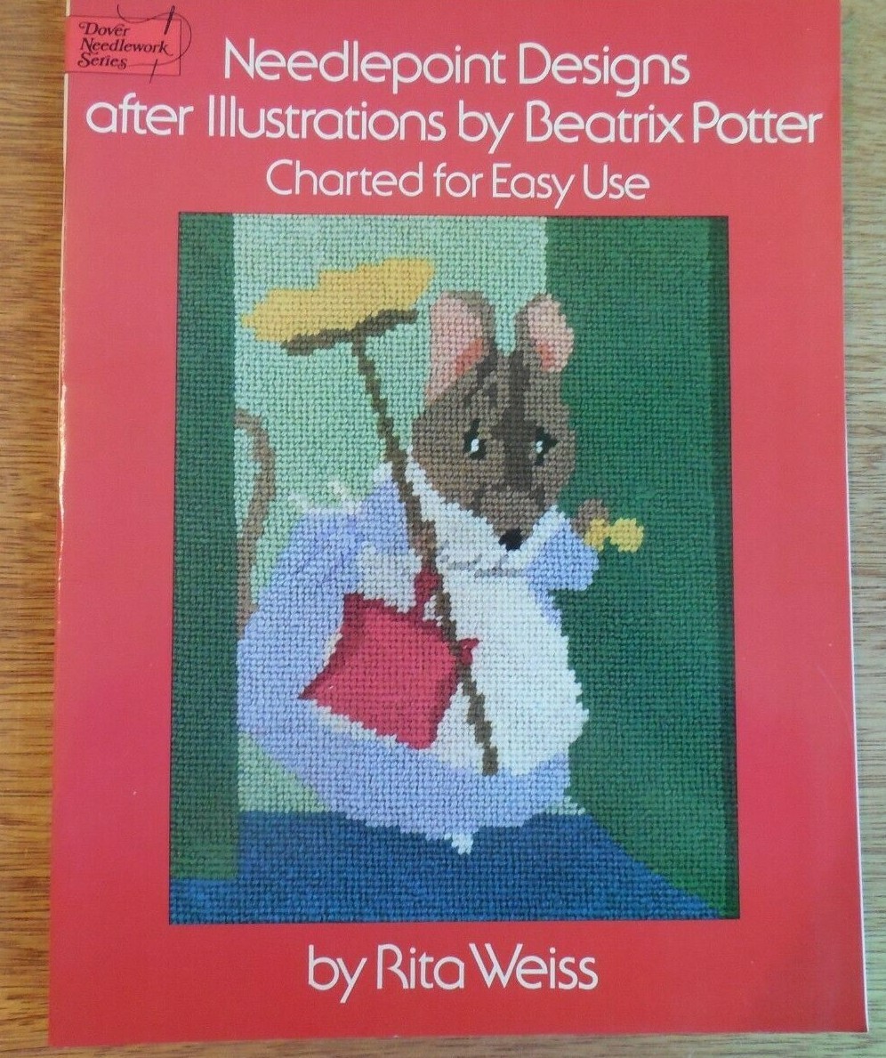 1976 Dover Needlework "Needlepoint Designs of Illustrations by Beatrix Potter"