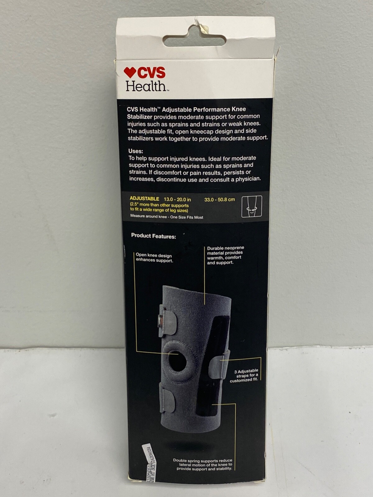 2 Moderate Support Adjustable Performance Stabilizer Knee Adjustable 13-20